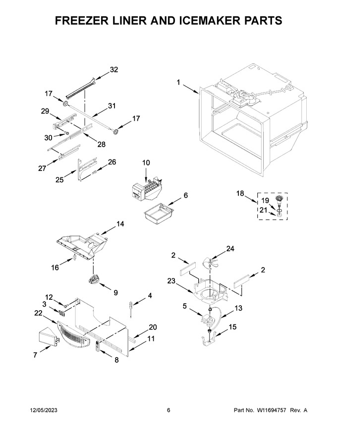 Diagram for KRFF305ESS08