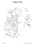 Diagram for 02 - Cabinet Parts