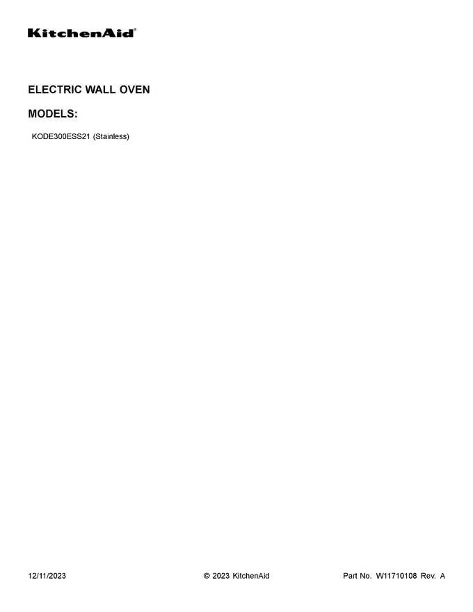 Diagram for KODE300ESS21
