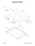 Diagram for 02 - Cooktop Parts