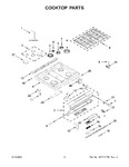 Diagram for 02 - Cooktop Parts