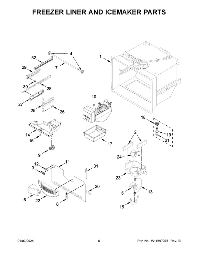 Diagram for MRFF5036PZ01
