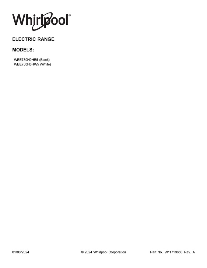 Diagram for WEE750H0HW5