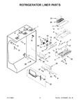 Diagram for 04 - Refrigerator Liner Parts