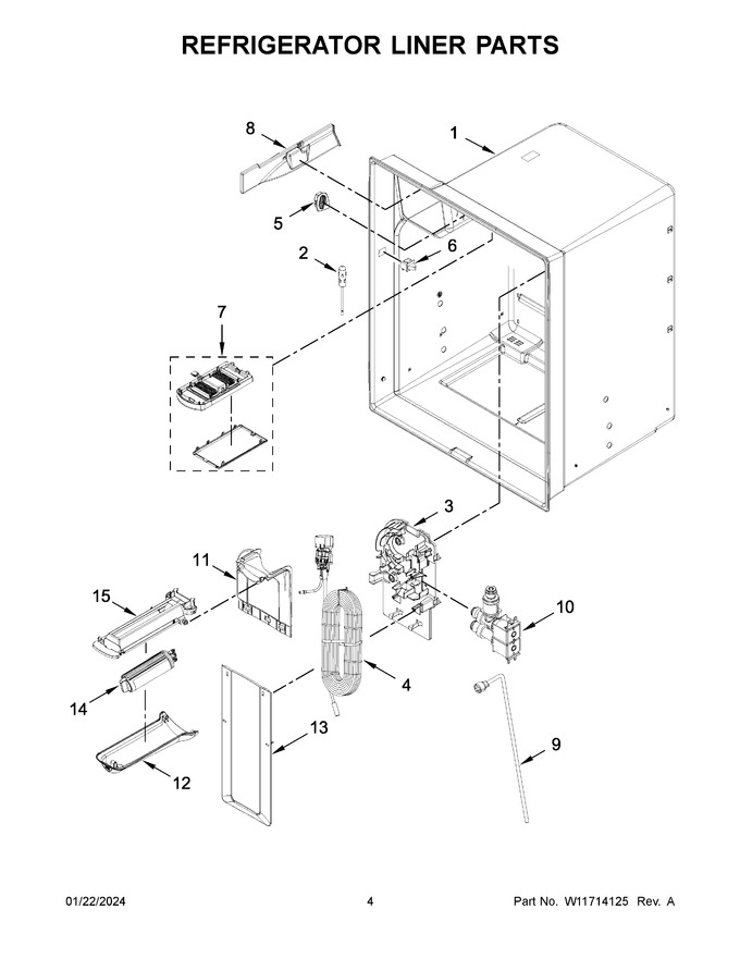 Diagram for WRF555SDHV10
