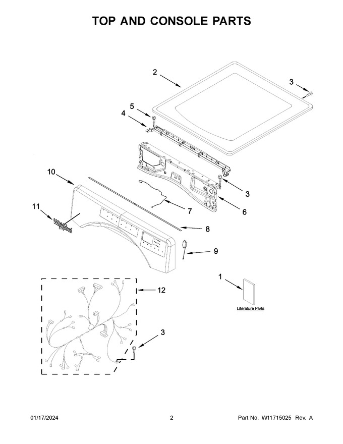 Diagram for WGD8620HC4
