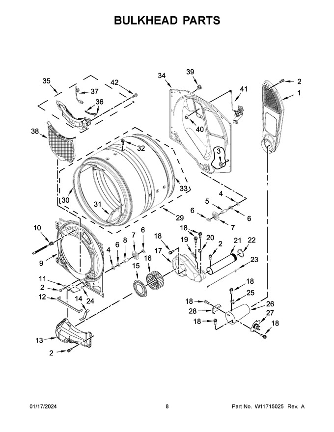 Diagram for WGD8620HC4
