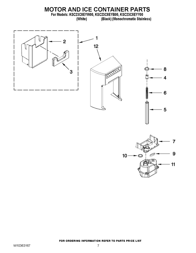 Diagram for KSC23C8EYW00