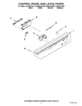Diagram for 02 - Control Panel And Latch Parts