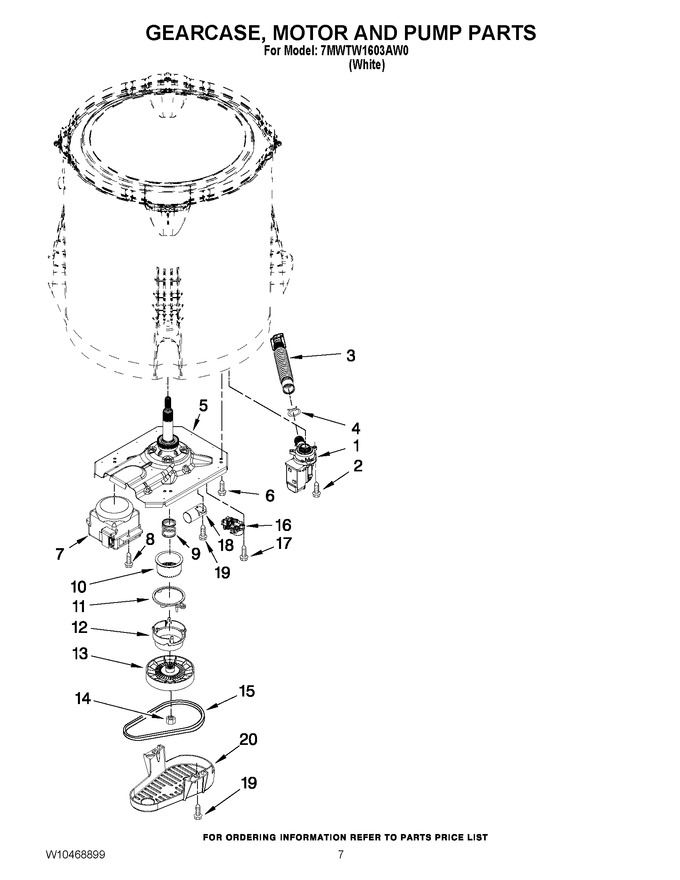 Diagram for 7MWTW1603AW0