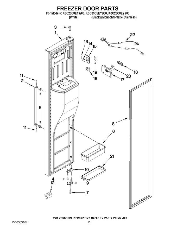 Diagram for KSC23C8EYY00