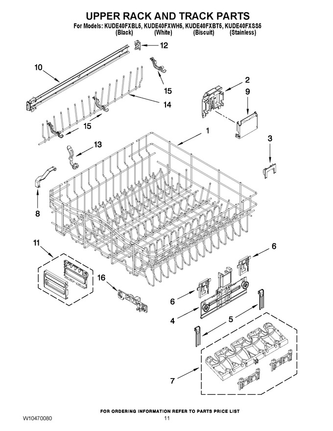 Diagram for KUDE40FXWH5