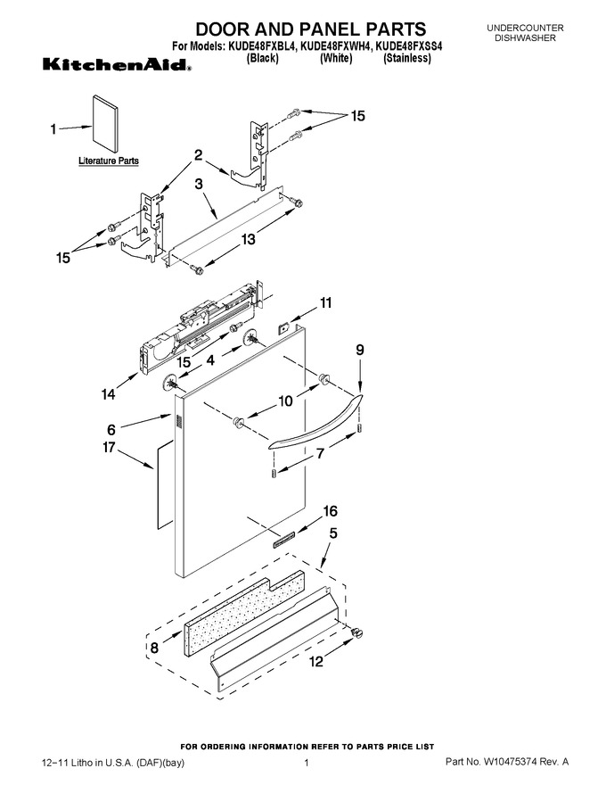Diagram for KUDE48FXBL4