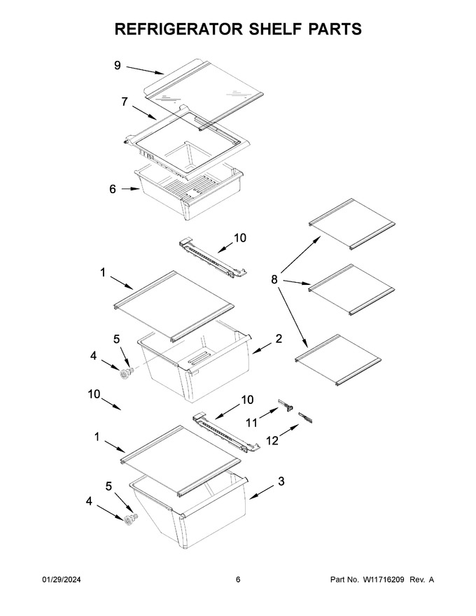 Diagram for WRS335SDHW07