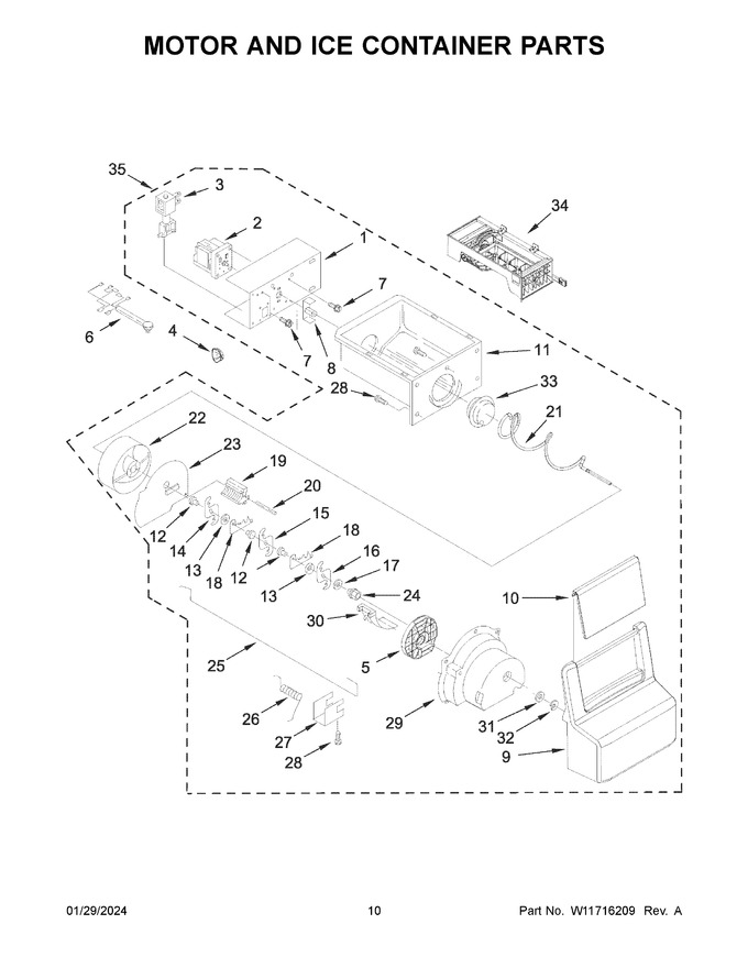 Diagram for WRS335SDHW07