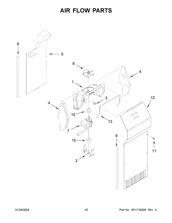 Diagram for WRS335SDHW07