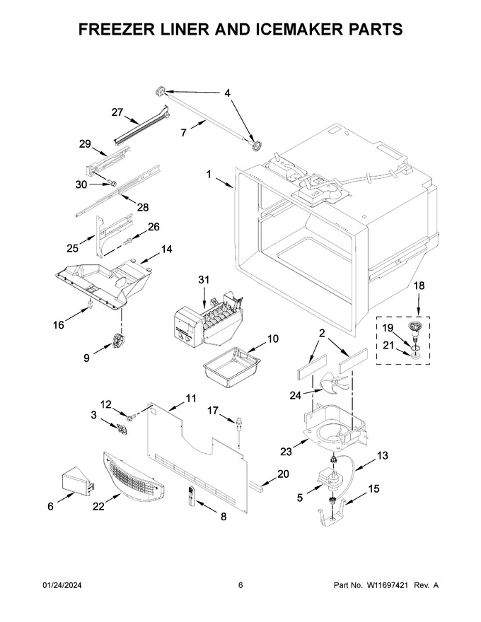 Diagram for WRFF5333PW01