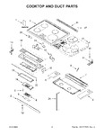Diagram for 02 - Cooktop And Duct Parts