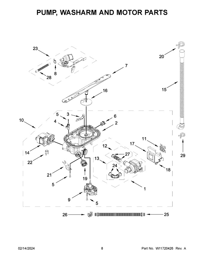 Diagram for KDTE204KWH3