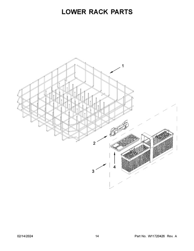 Diagram for KDTE204KWH3
