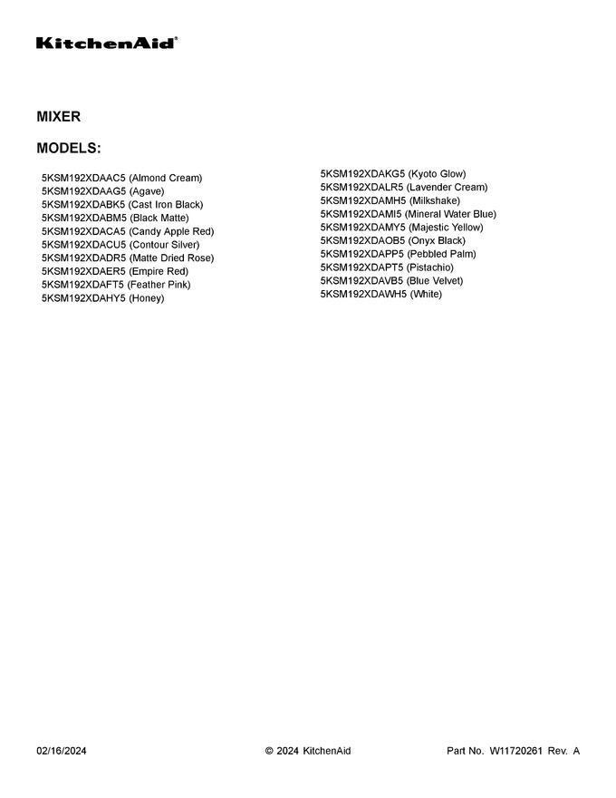 Diagram for 5KSM192XDAMY5