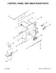 Diagram for 03 - Control Panel And Inner Door Parts