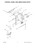Diagram for 03 - Control Panel And Inner Door Parts