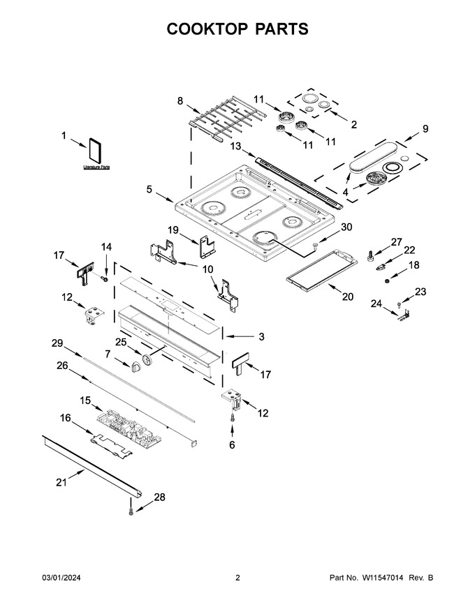 Diagram for WEG750H0HV1