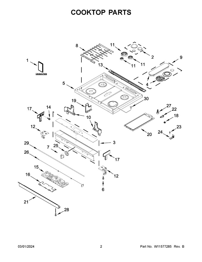 Diagram for WEG750H0HW2