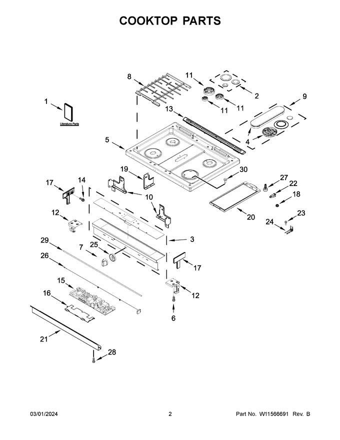 Diagram for WEG750H0HW1