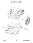 Diagram for 08 - Dishrack Parts