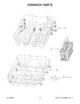 Diagram for 08 - Dishrack Parts