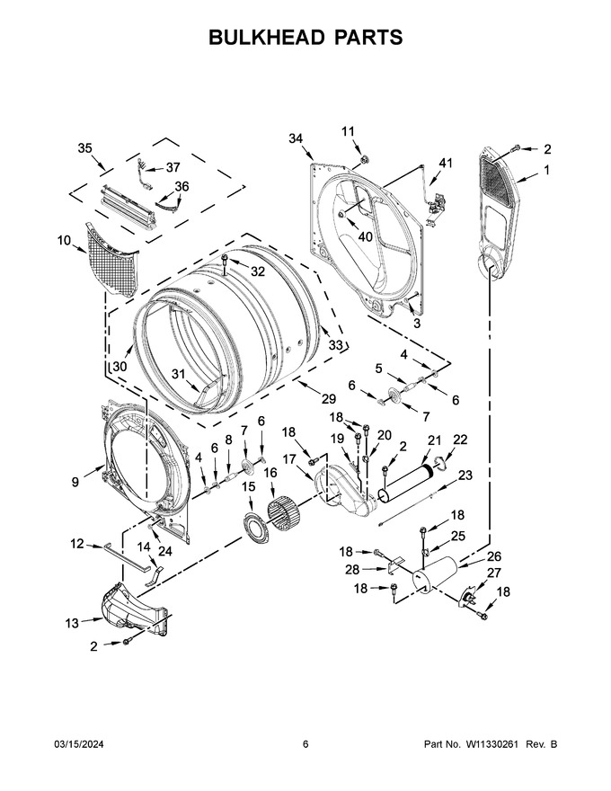 Diagram for WGD560LHW0