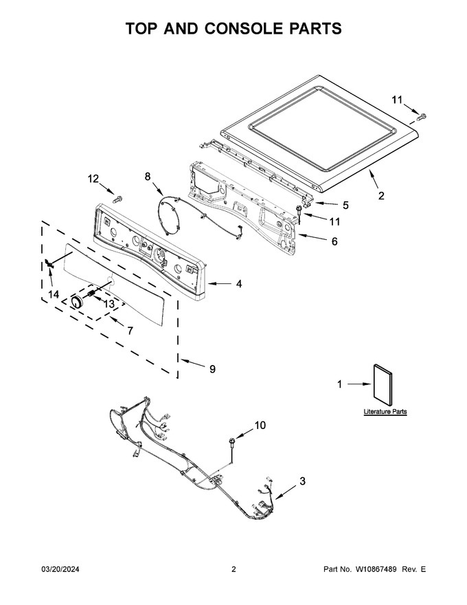 Diagram for WED7590FW0