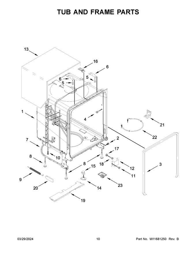 Diagram for WDP560HAMZ1
