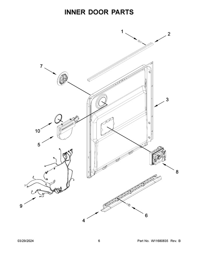 Diagram for WDP540HAMW4