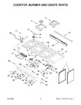 Diagram for 03 - Cooktop, Burner And Grate Parts