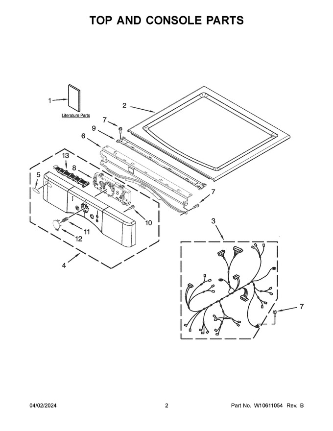Diagram for WGD9051YW2