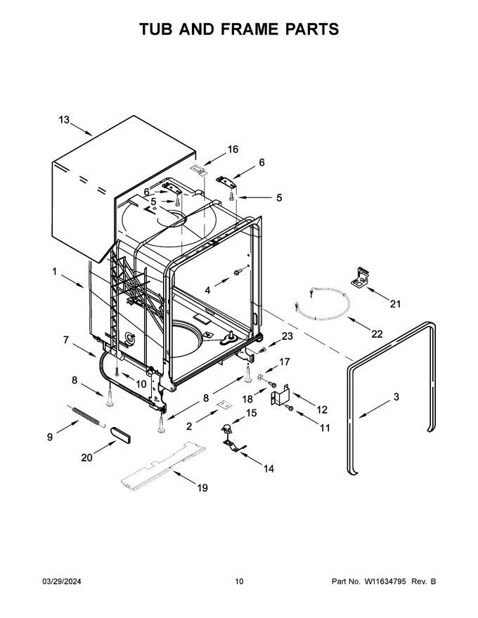 Diagram for WDP560HAMB0