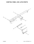 Diagram for 03 - Control Panel And Latch Parts