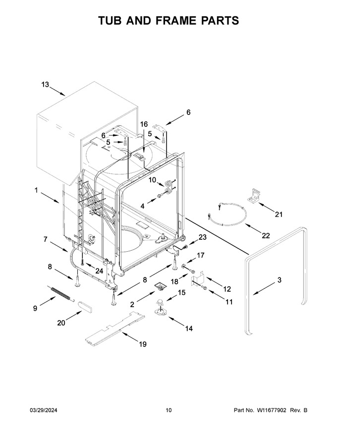 Diagram for WDP540HAMZ1