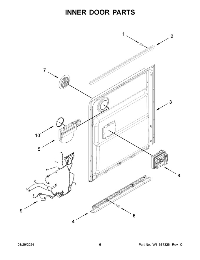 Diagram for WDP540HAMZ0