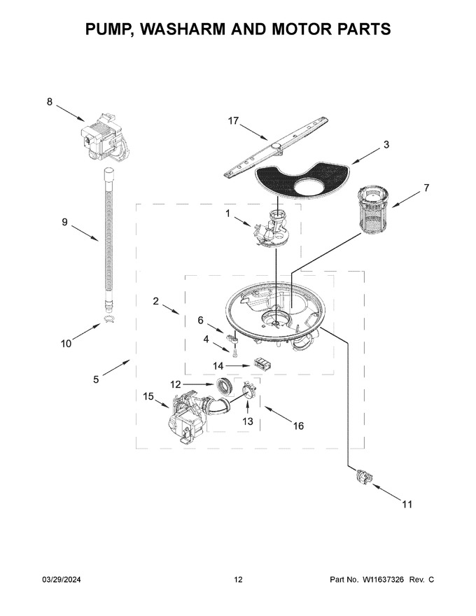Diagram for WDP540HAMZ0