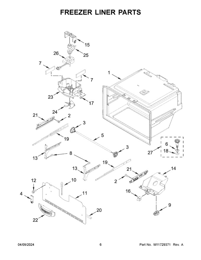 Diagram for WRF555SDFZ19