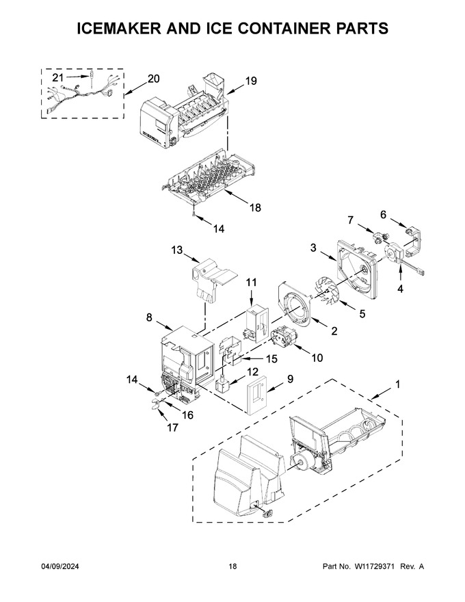 Diagram for WRF555SDFZ19
