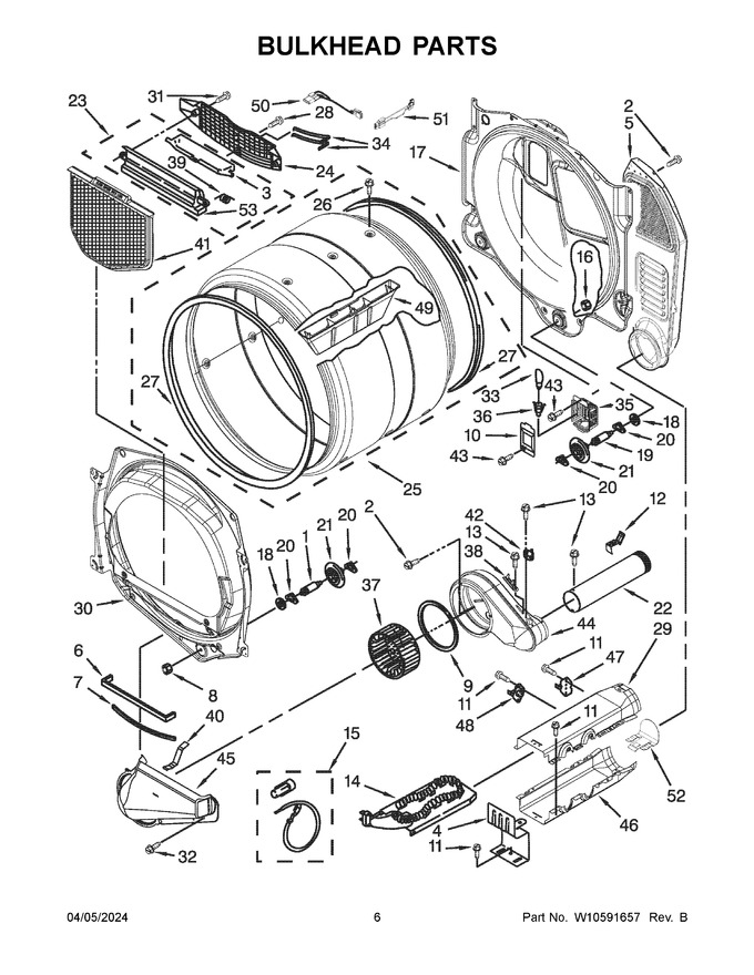 Diagram for WED9051YW1