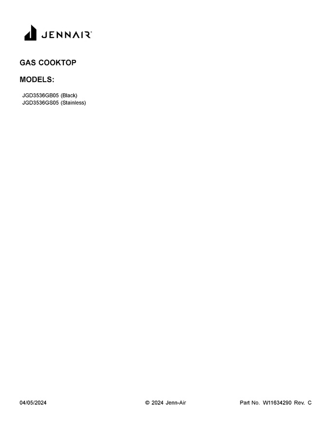 Diagram for JGD3536GS05