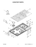 Diagram for 02 - Cooktop Parts