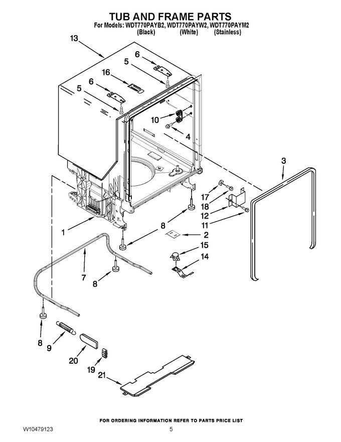 Diagram for WDT770PAYB2