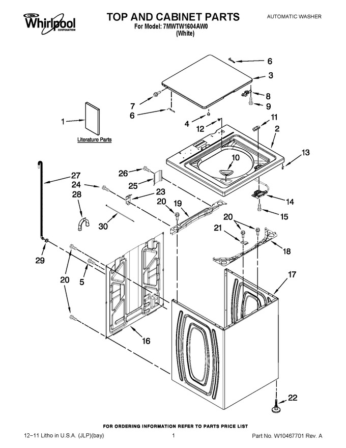 Diagram for 7MWTW1604AW0